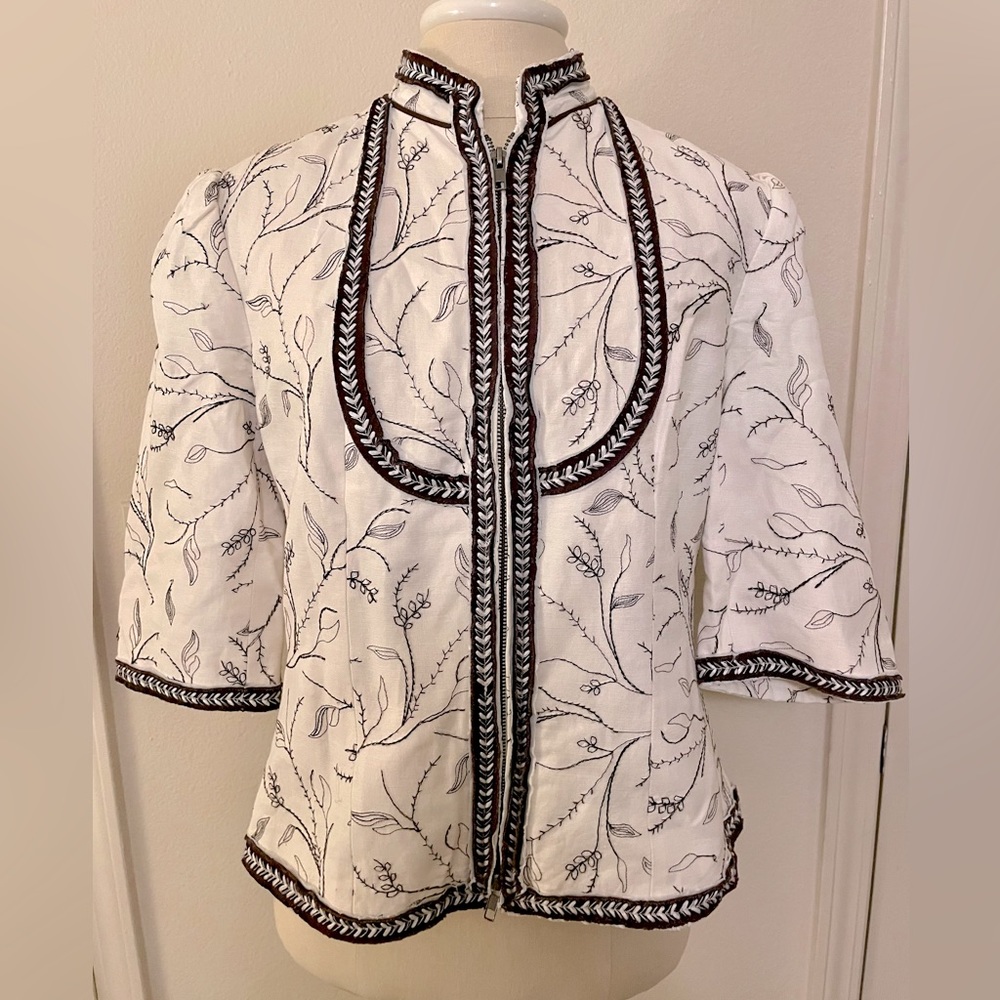 🤍Nygârd cream and brown jacket🤍
